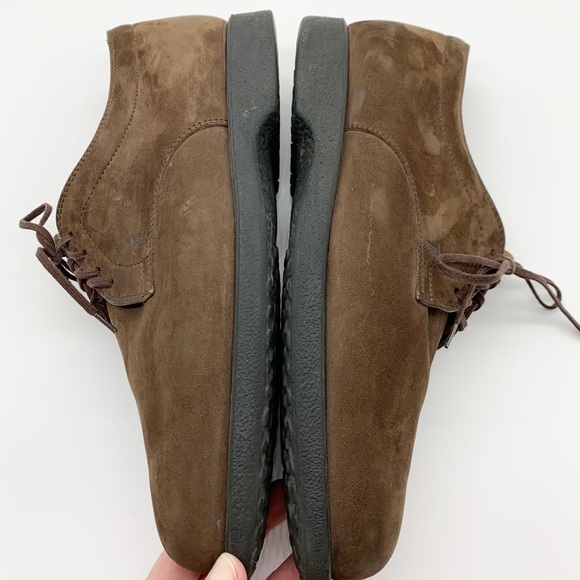 Men’s Auth Tod’s Derby Oxford Lace Up Brown Suede Lace Up Shoes Size 8 - Picture 8 of 15